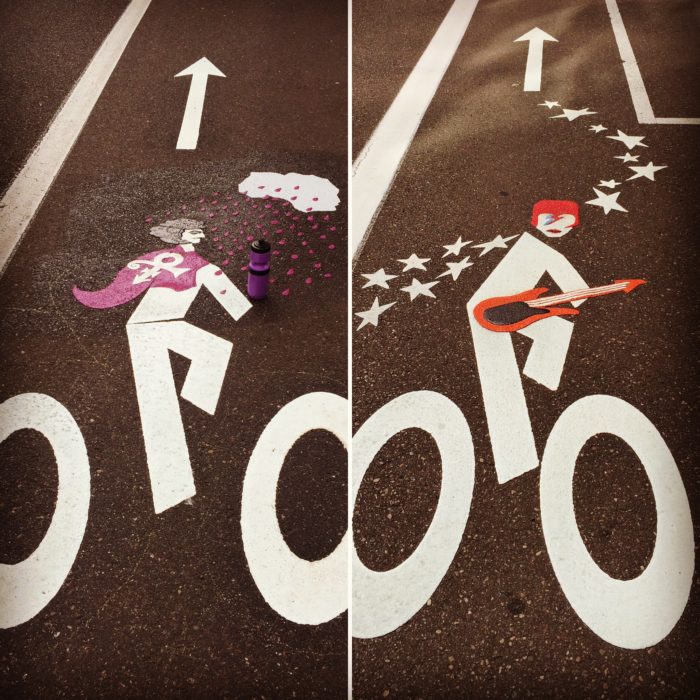 Prince and Bowie bike lanes