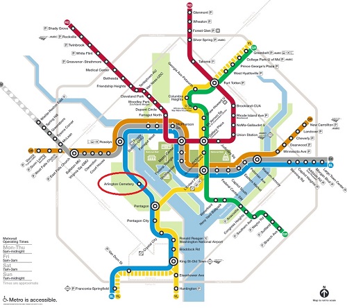 How to Get to Arlington Memorials Using Public Transportation ...