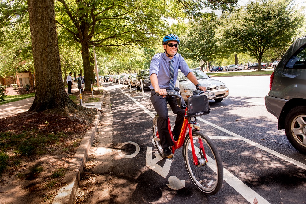 Business Person on Capital Bikeshare