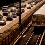 Metro vs Cars on 66, Arlington Virginia