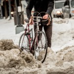 Biking in the winter