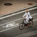 Employee, Businessman riding a bike, Arlington County