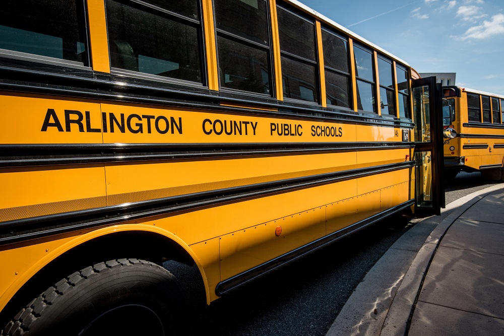 School Bus, Arlington County, Arlington Public Schools